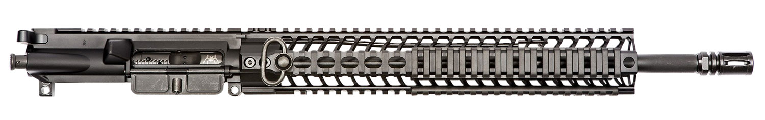 Spikes STU5435R2S Complete Upper 5.56x45mm NATO 16" Black Phosphate/Midlength Barrel, 7075-T6 Aluminum Black Receiver, 12" SAR3 Free-Floating Handguard for AR-15