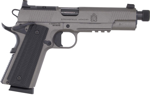 SPRINGFIELD 1911 OPERATOR AOS - 45 ACP 5" 8RD GRAY THREADED