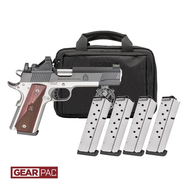 SPRINGFIELD 1911 RONIN 9MM - 5" 9RD 4 MAGS GEAR PAC