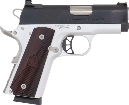 SPRINGFIELD 1911 RONIN 9MM 3" - 9RD SS/BLUED WOOD GRIPS