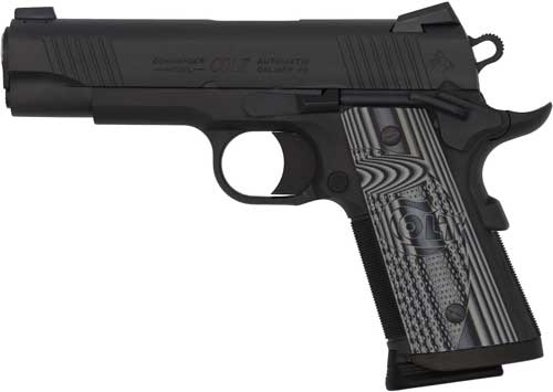 COLT COMBAT UNIT 9MM 4.25" 8RD - ANODIZE BLACK GRAY GRIPS - Image 2