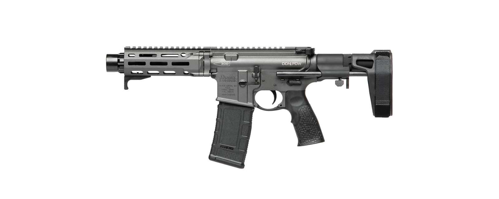 DANIEL DEFENSE DDM4 PDW 300 BO Pistol 7" Cobalt CQB Brace 1-30RD MAG