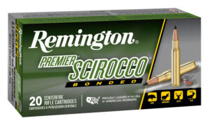 Remington Ammunition 29344 Premier Scirocco Bonded 6.5Creedmoor 130gr Swift Scirocco Bonded 20 Per Box/10 Case