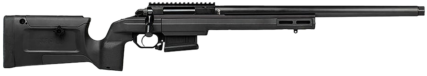 Aero Precision APBR01030001 SOLUS Bravo 308 Win 5+1 20" Threaded Sendero Profile, Black, Fully Adjustable KRG Bravo Chassis, Single Stage Trigger, Scope Mount