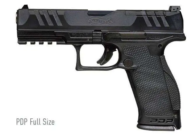 WALTHER PDP 9MM FULL SIZE 4.5" PSTL BLACK O.R. 2-18RD MAGS - Image 2