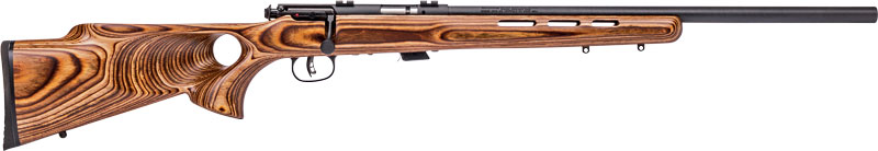 SAVAGE MARK II-BTV 22LR 21"< - HB ACCU TRIG BL/BRN LAM T-HOLE