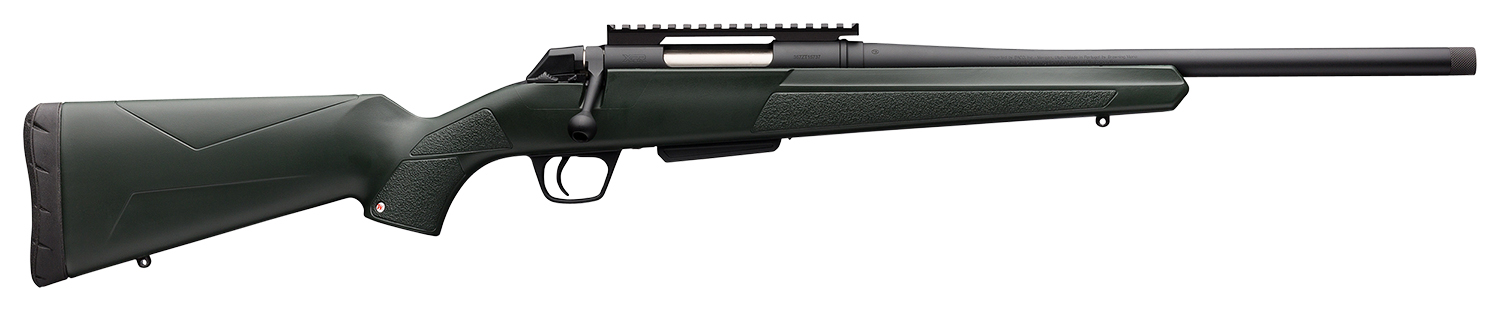 Winchester Repeating Arms 535757294 XPR Stealth 6.5 PRC Caliber with 3+1 Capacity, 16.50" Threaded Barrel, Black Perma-Cote Metal Finish & Green Synthetic Stock Right Hand (Full Size)