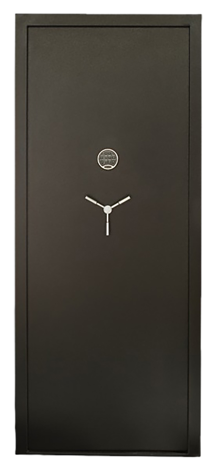 SnapSafe 75415 Vault Door In-Swing Black 12 Gauge Steel 36.8" W x 81"H Access Code/Key Entry