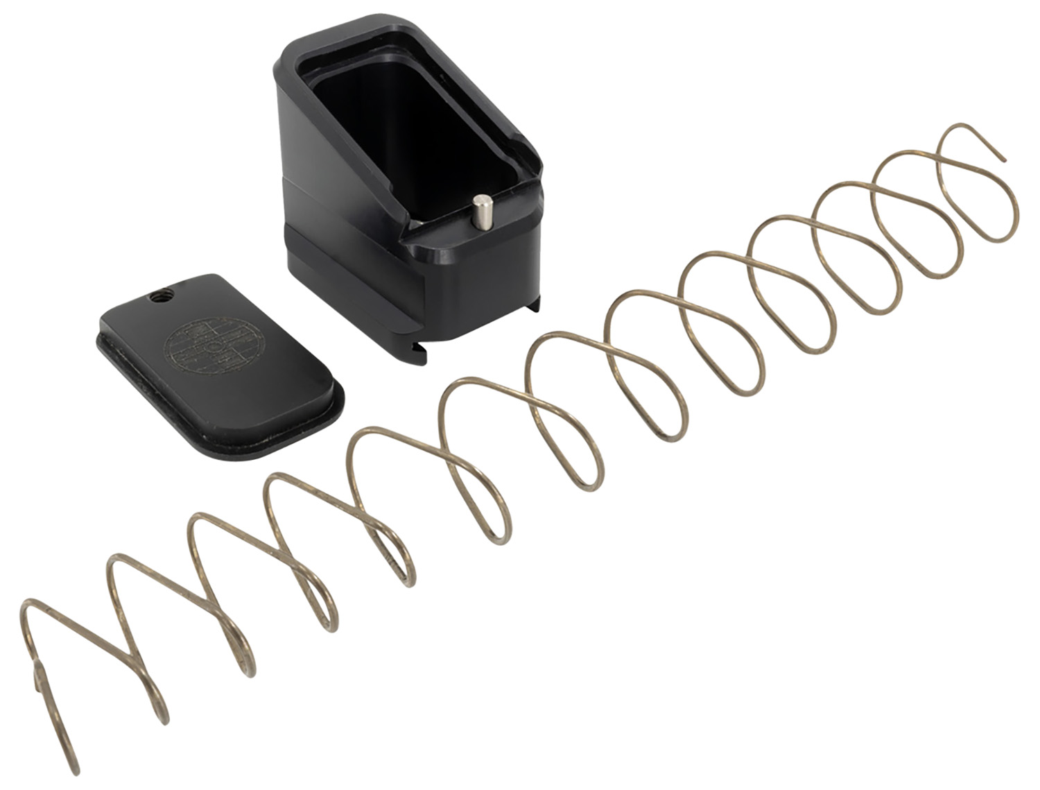 Shield Arms CZP10CME5BLK Magazine Extension for CZ P10-C/P07, 5rd (9mm), 4rd (40S&W), Black Aluminum