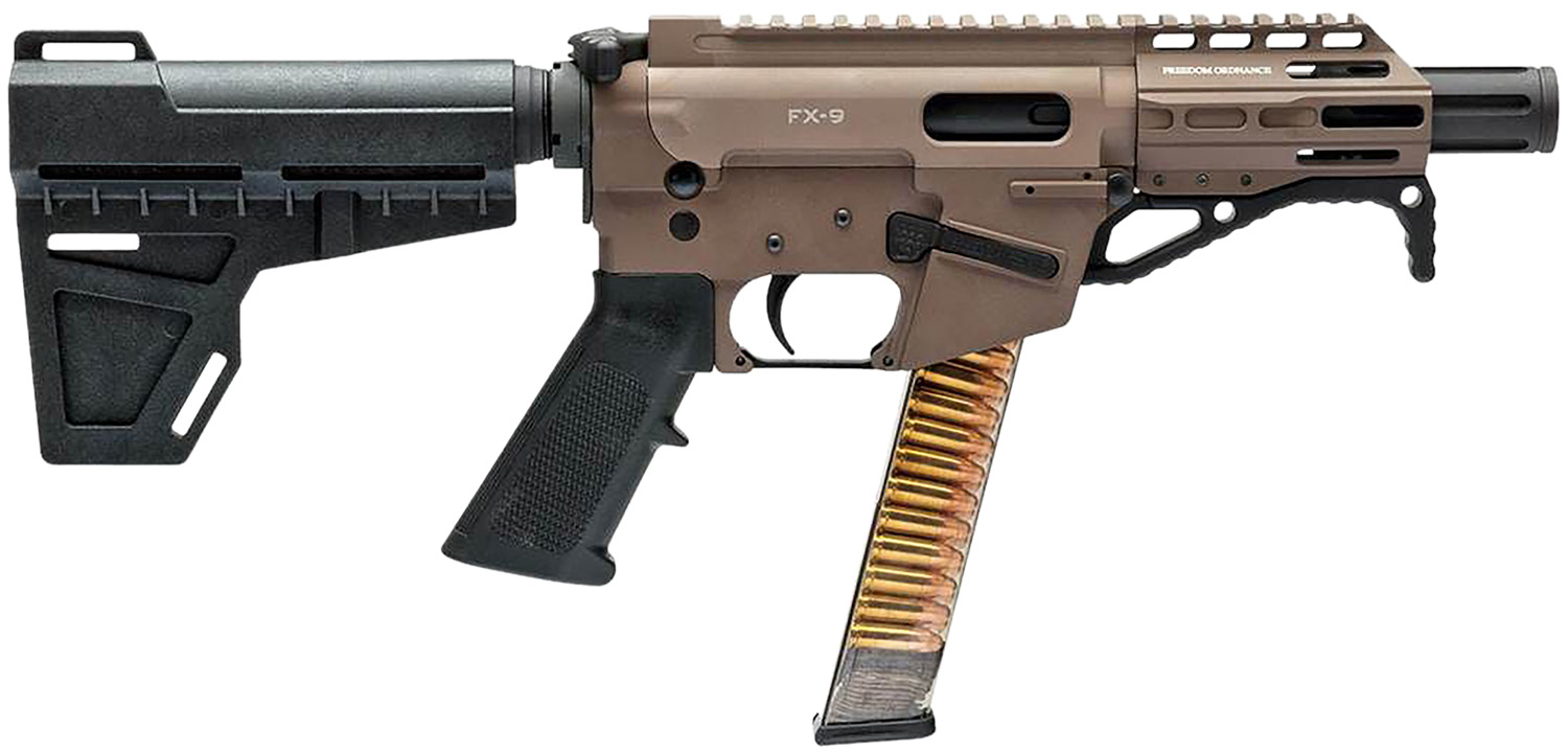 FREEDOM ORDNANCE FX9P4-FDE FX9P 9mm Luger 31+1 4" Flat Dark Earth