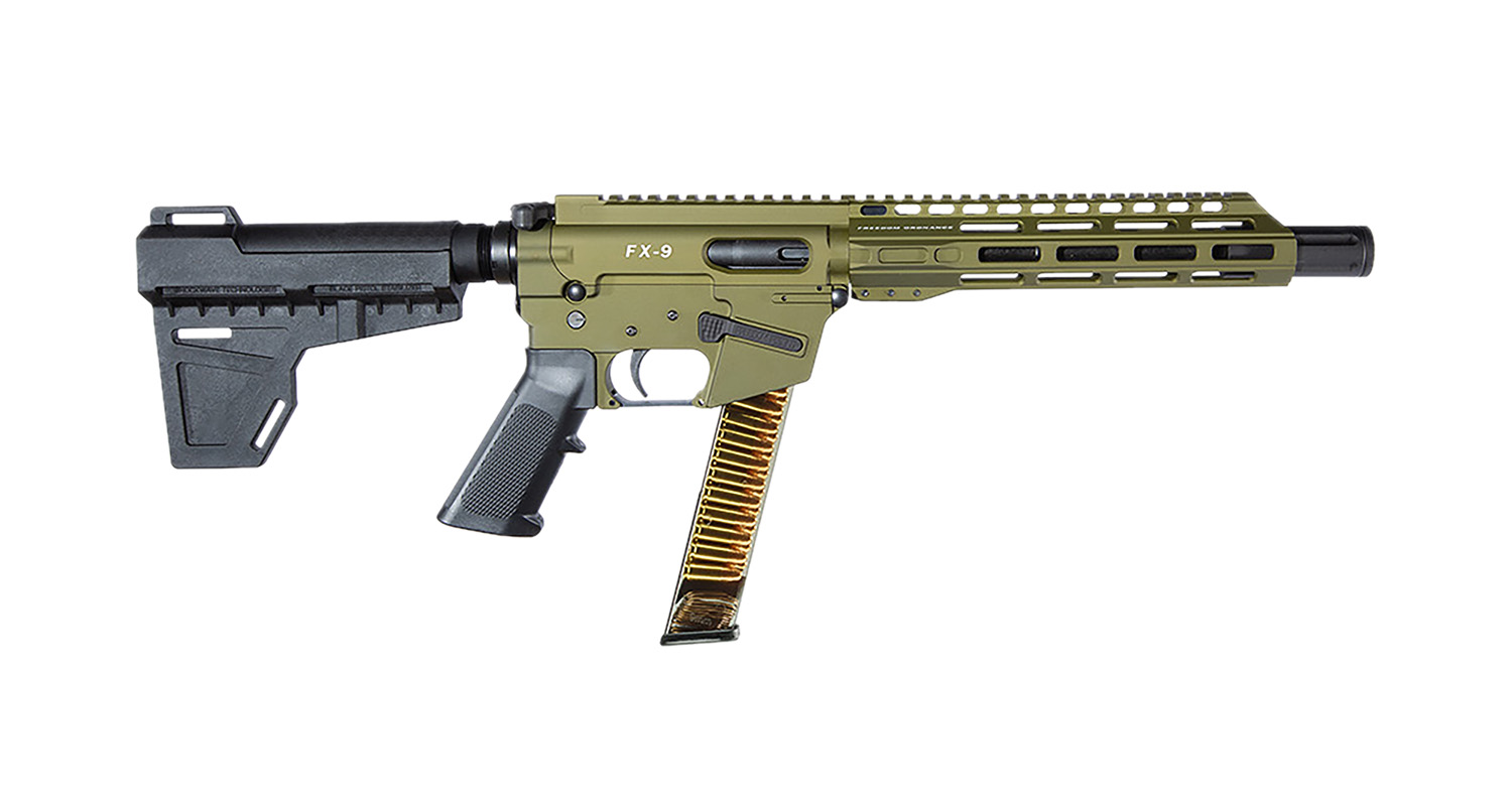 FREEDOM ORDNANCE FX9P10-ODG FX9P 9mm Luger 31+1 10" OD Green