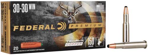 FEDERAL 30-30 WIN 150GR - TROPHY COPPER 20RD 10BX/CS