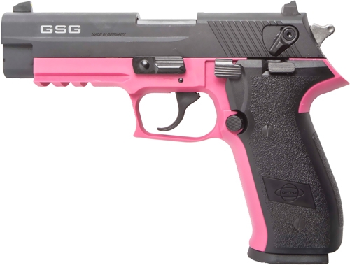 GERMAN SPORT FIREFLY 22LR - 4" FS 10RD NON-TREADED PINK